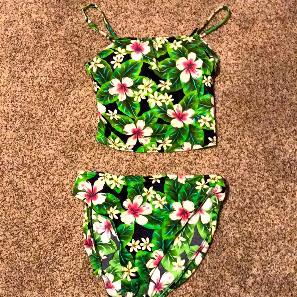 Floral swim suit